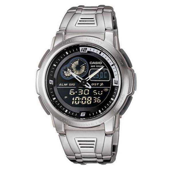 Relógio Masculino Anadigi Casio AQF-102WD-1BVDF - Prata - Casio