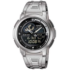 Relógio Masculino Anadigi Casio AQF-102WD-1BVDF - Prata
