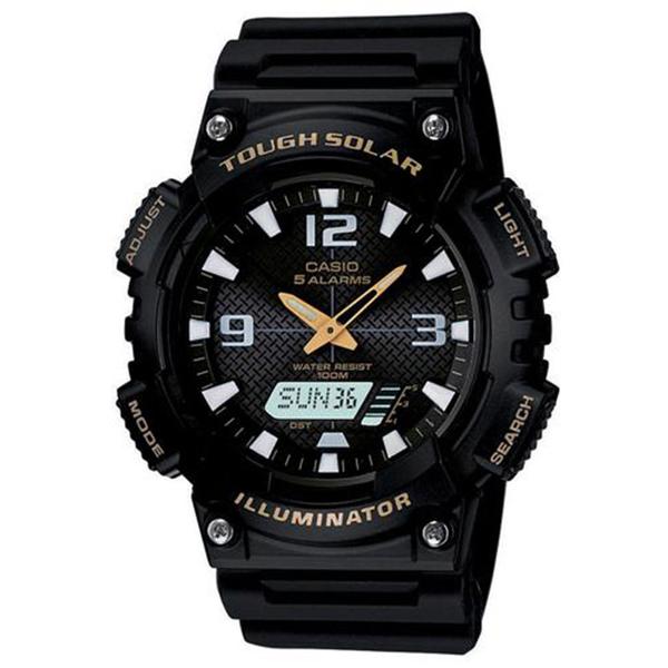 Relógio Masculino Anadigi Casio AQS810W1BVDF - Preto AQS810W1BVDF - Casio*
