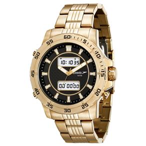 Relógio Masculino Anadigi Speedo 24857GPEVDE1 - Preto/Dourado