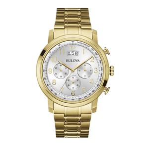 Relógio Masculino Analógico Bulova WB22220H – Dourado / Branco