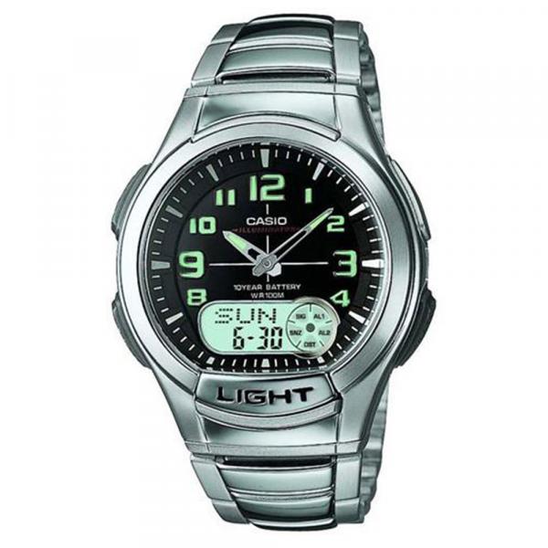 Relógio Masculino Analógico Casio AQ-180WD-1BV - Metal - Casio*