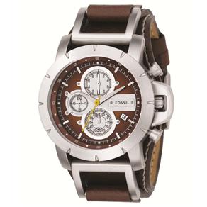 Relógio Masculino Analógico Fossil FJR1157Z - Marrom