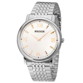 Relógio Masculino Analógico Magnum MA21928S - Prata