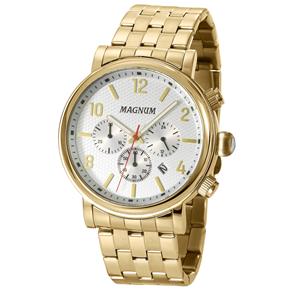Relógio Masculino Analógico Magnum MA34530H - Dourado
