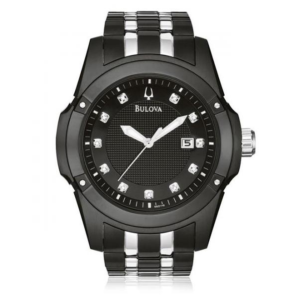 Relógio Masculino Bulova WB21749P Aço Negro