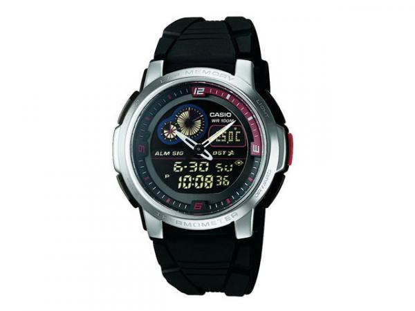 Relógio Masculino Casio Anadigi - Resistente à Água Mundial AQF 102W 1BV