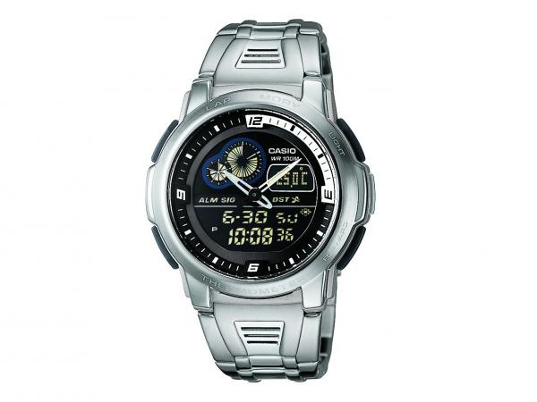 Relógio Masculino Casio Anadigi - Resistente à Água Mundial AQF-102W