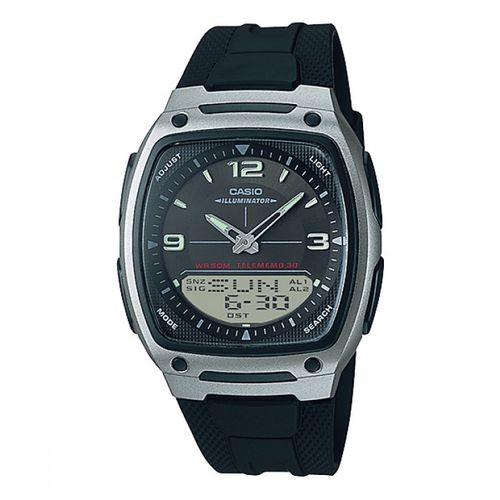 Tudo sobre 'Relógio Masculino Casio Aw-81-1A1VDF Anadigi Preto/Cinza'