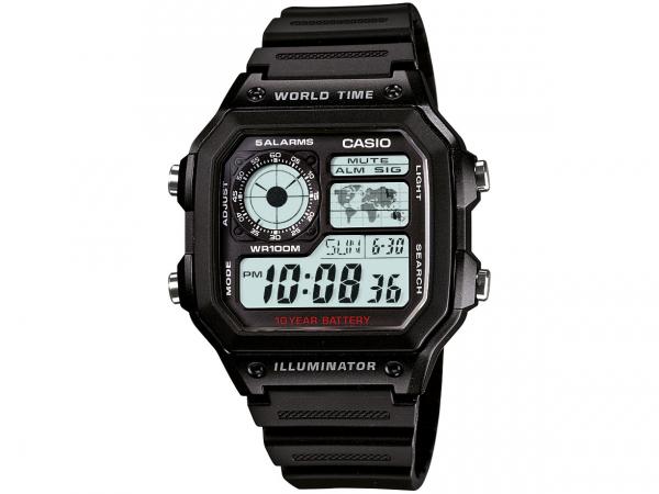 Relógio Masculino Casio Digital - AE-1200WH-1A