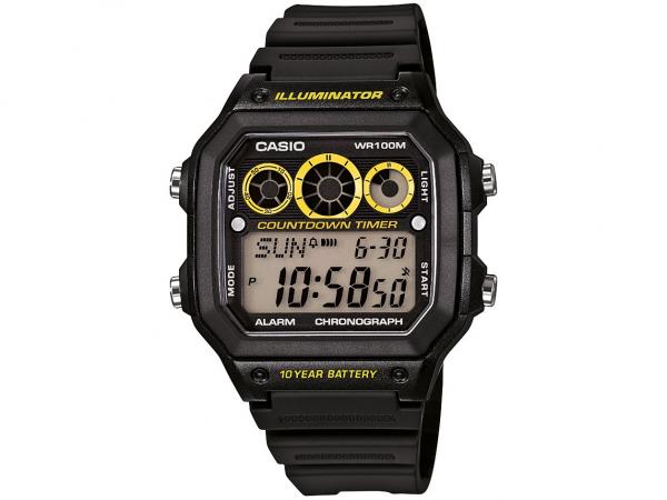Relógio Masculino Casio Digital - AE-1300WH-1AVDF