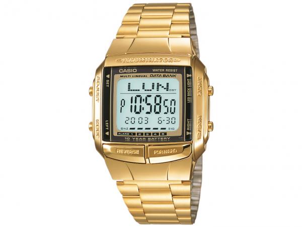 Relógio Masculino Casio Digital - DB-360G-9ADF Dourada