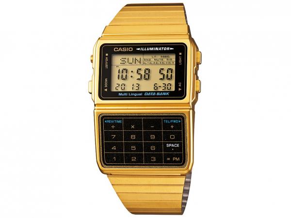 Relógio Masculino Casio Digital - Vintage DBC-611G-1DF Dourado