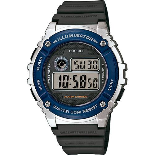 Relógio Masculino Casio Digital W-216H-2AVDF