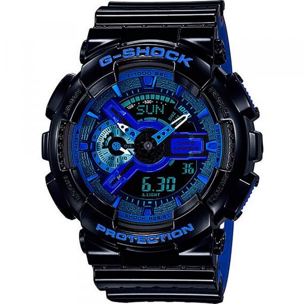 Relógio Masculino Casio G-Shock Ga-110lpa-1adr - Preto/Azul
