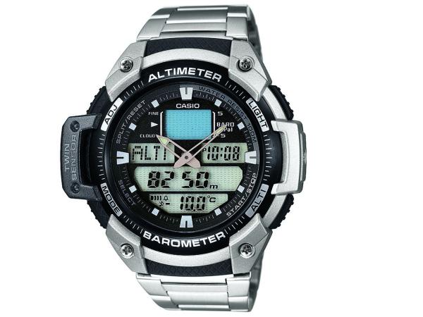 Tudo sobre 'Relógio Masculino Casio SGW-400HD-1BVDR - Anadigi Resistente à Água Cronômetro Calendário'