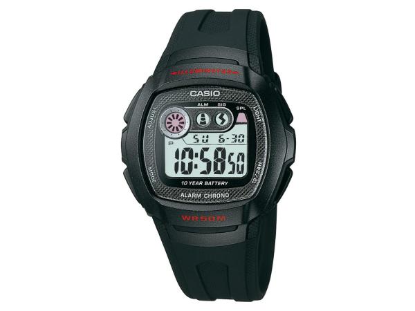 Tudo sobre 'Relógio Masculino Casio W-210-1CVDF - Digital Resistente à Água Cronômetro Calendário'