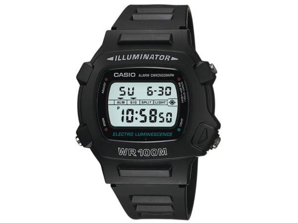 Relógio Masculino Casio W-740-1VS - Digital Resistente à Água Cronômetro Calendário
