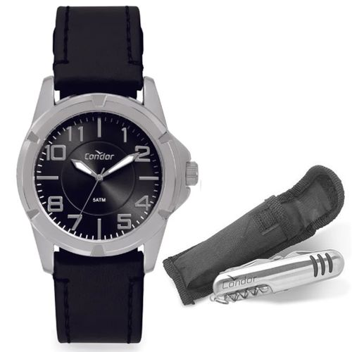 Relógio Masculino Condor Analógico Co2035kxe/k2p - Prata/preto