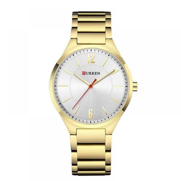 Relógio Masculino Curren Analógico 8280 - Dourado