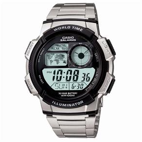 Relógio Masculino Digital Casio AE-1000WD-1AVDF - Prateado