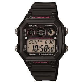 Relógio Masculino Digital Casio AE-1300WH-1A2VDF - Preto