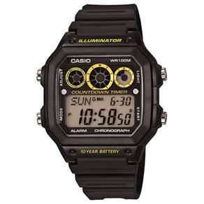 Relógio Masculino Digital Casio AE-1300WH-1AVDF - Preto
