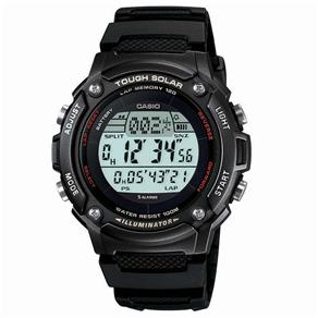 Relógio Masculino Digital Casio W-S200HD-1AV - Prata/Preto