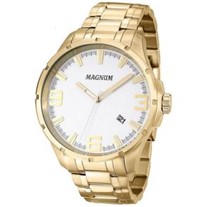 Relógio Masculino Dourado Magnum MA34352H
