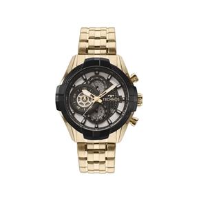 Relógio Masculino Dourado Technos Carbon JS15EW/4P