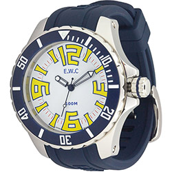 Relógio Masculino Esportivo Analógico Azul - EWC