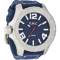 Relógio Masculino Esportivo Analógico Azul - EWC