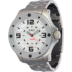 Relógio Masculino EWC Analógico Moderno EMT11323-B-SLV