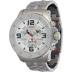 Relógio Masculino EWC Analógico Moderno EMT12331-B-SLV