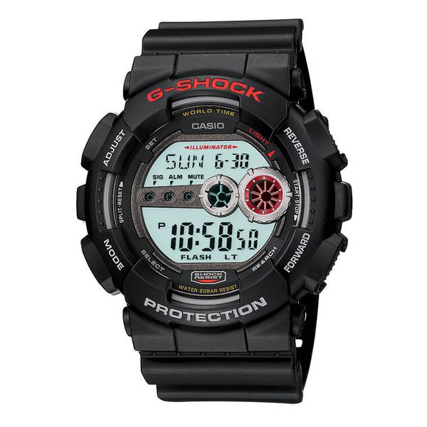 Relógio Masculino G-Shock Digital GD-100-1ADR GD-100-1ADR - Casio*