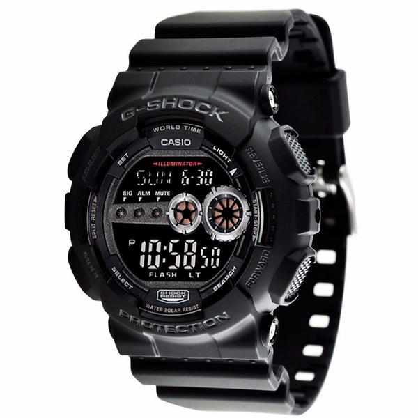 Relógio Masculino G-Shock Digital GD-100-1BDR - Casio