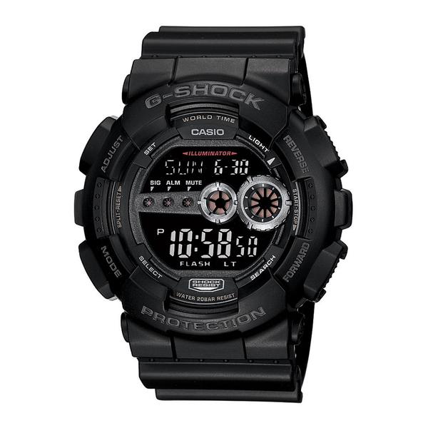Relógio Masculino G-Shock Digital GD-100-1BDR GD-100-1BDR - Casio*