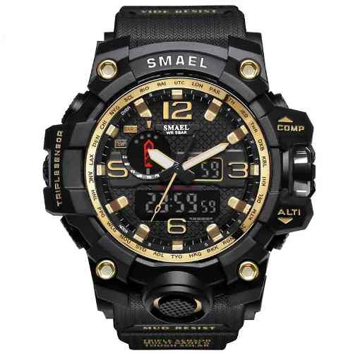 Relógio Masculino Militar G-shock Smael 1545 Prova D'água