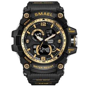 Relógio Masculino Militar G-shock Smael Ws1617b Prova Dágua - Dourado