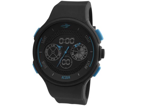 Relógio Masculino Mormaii Anadigi - Resistente à Água Cronômetro MO160323AL/8A
