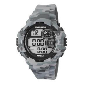 Relógio Masculino Mormaii MO13609A/8C 55mm Cinza Camuflado