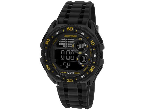 Relógio Masculino Mormaii MO13617N/8L Digital - Resistente à Água Cronômetro Calendário Alarme
