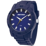 Relógio Masculino Mormaii Mocru2035aa/8a 45mm Silicone Azul