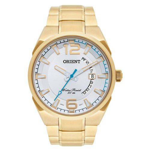 Relógio Masculino Orient Analógico Mgss1159 S2kx Dourado