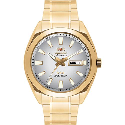 Tamanhos, Medidas e Dimensões do produto Relógio Masculino Orient Automático Dourado 469GP045 S1KX