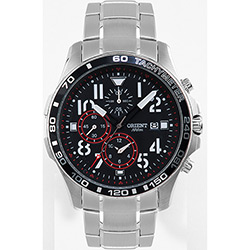 Relógio Masculino Orient Cronógrafo Prata MBSSC103 PBSX