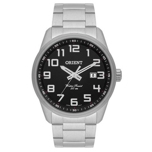 Relógio Masculino Orient Prata Analógico Aço Mbss1271p2sx