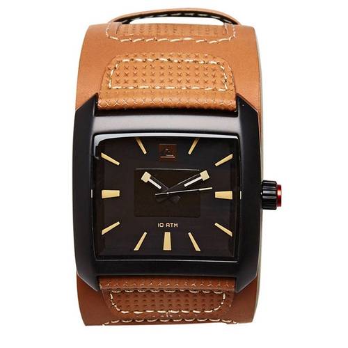 Relógio Masculino Quiksliver Sequence Camel Black