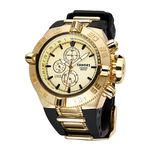 Relógio Masculino Shhors Dourado Aço 2730