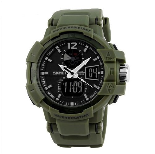Relógio Masculino Skmei Anadigi 1040 Verde